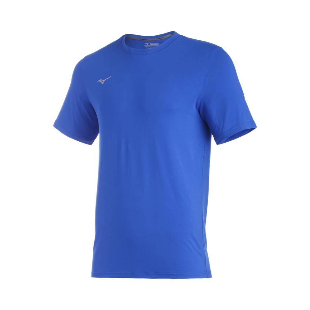 Panske Tričko Mizuno Comp Diamond Short Sleeve Crew Baseball Kráľovská Modrá Vypredaj HJEY39864